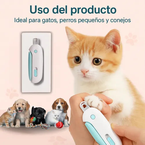 Cortauñas De Seguridad Mascotas Con Lima